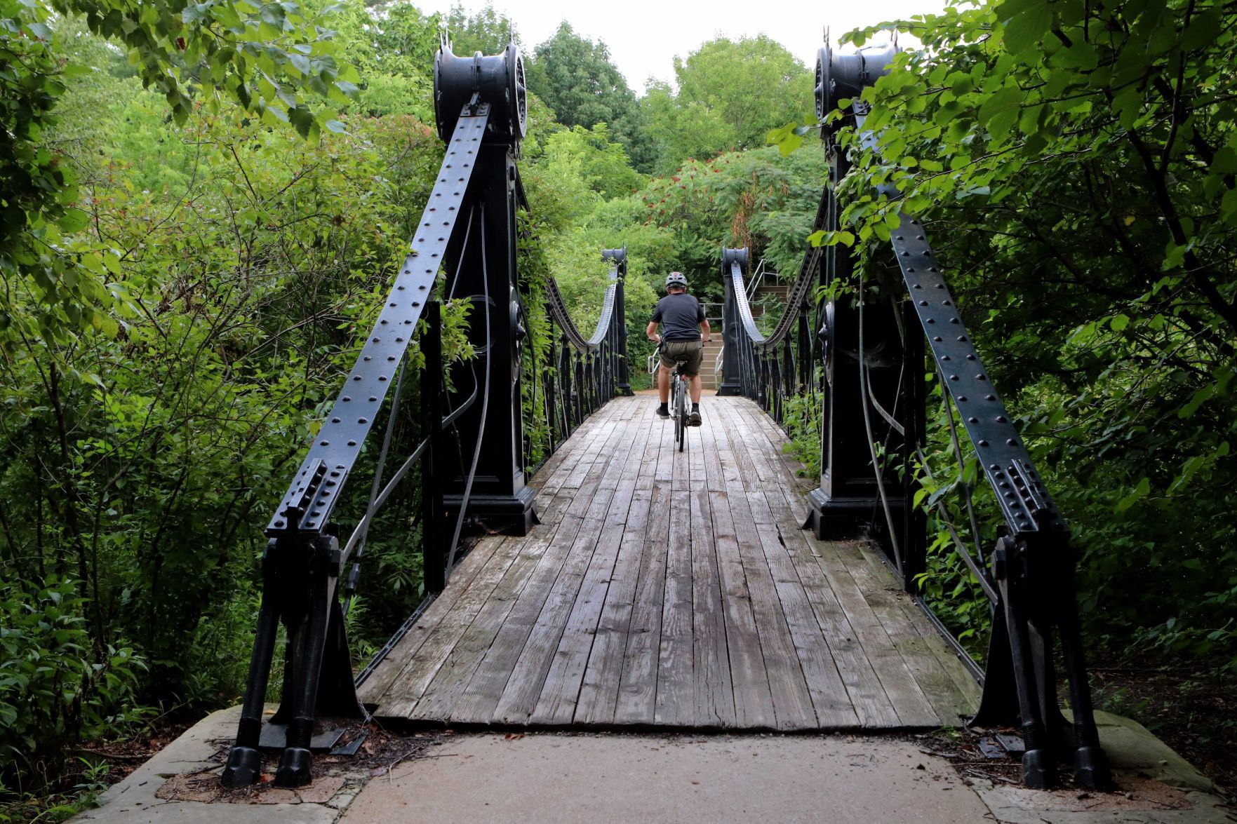 The Victorian Footbridge in Forest Park